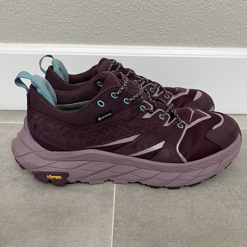 Hoka One One Women's Athletic Shoes in Burgundy and Teal
